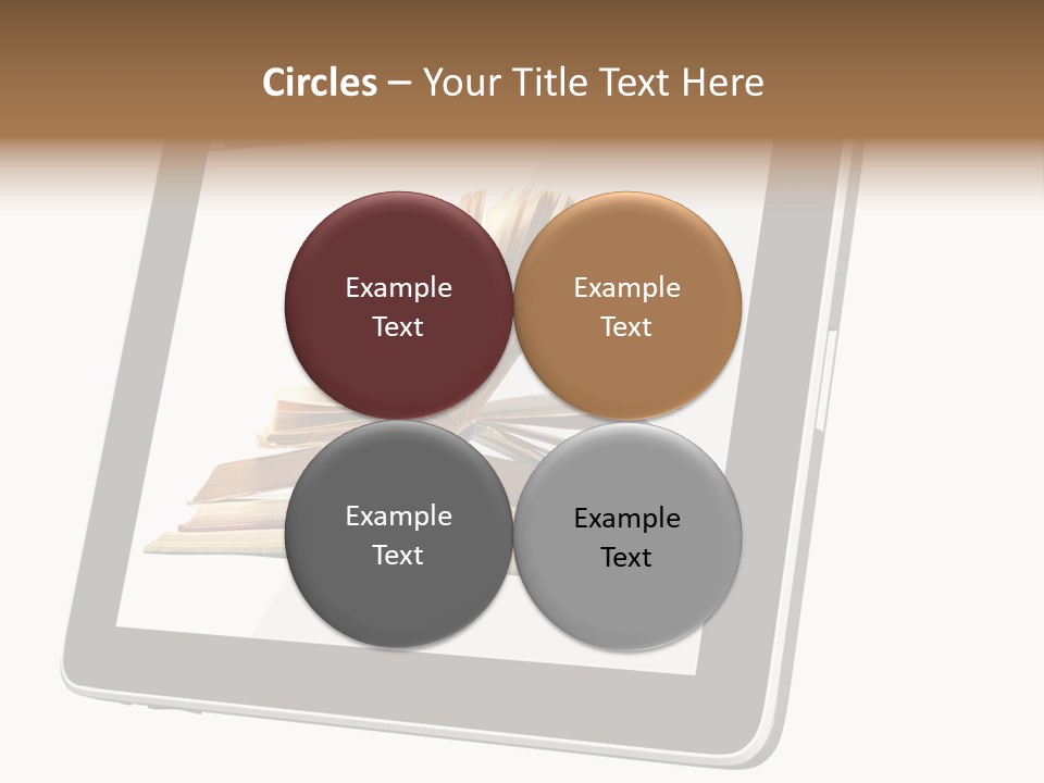 Mature Teenager Smile PowerPoint Template