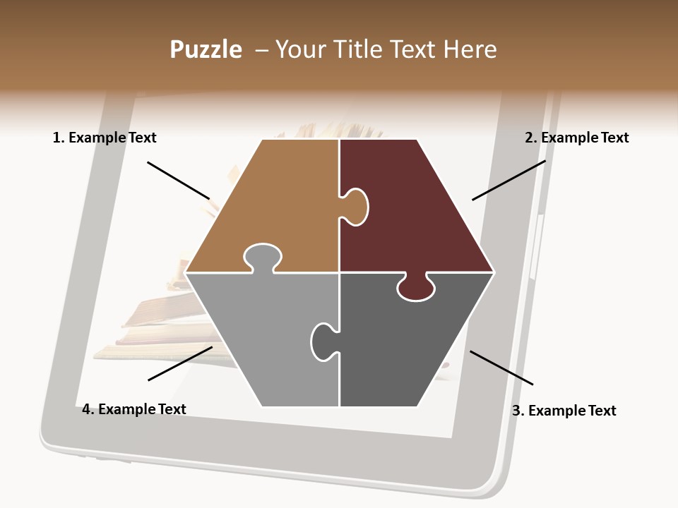 Mature Teenager Smile PowerPoint Template
