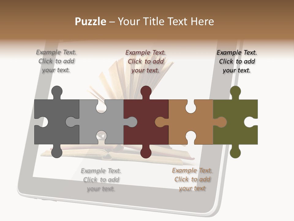 Mature Teenager Smile PowerPoint Template