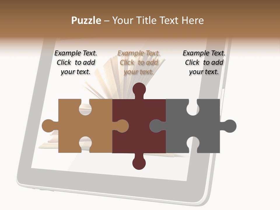 Mature Teenager Smile PowerPoint Template