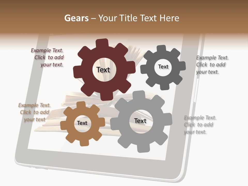 Mature Teenager Smile PowerPoint Template