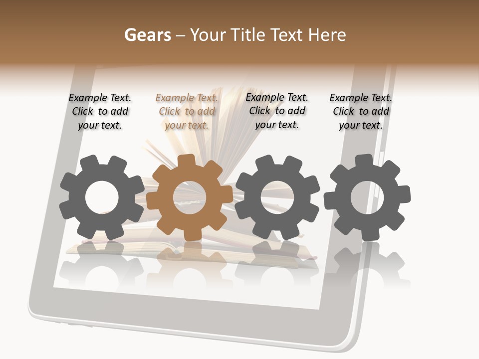 Mature Teenager Smile PowerPoint Template