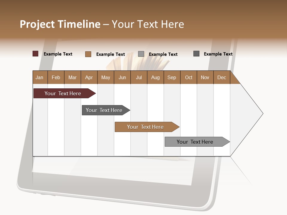 Mature Teenager Smile PowerPoint Template