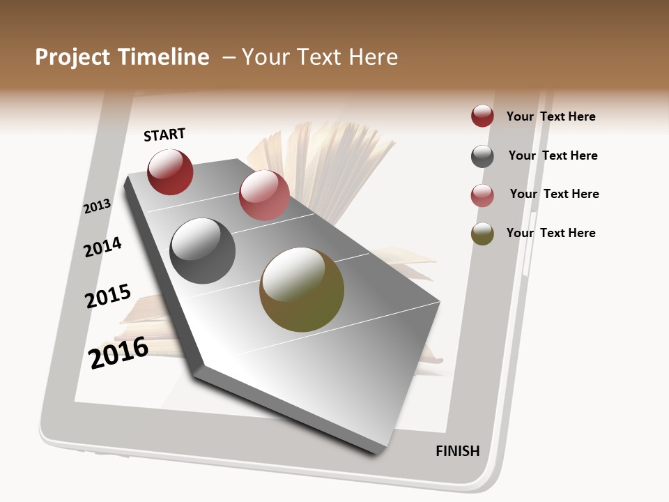 Mature Teenager Smile PowerPoint Template