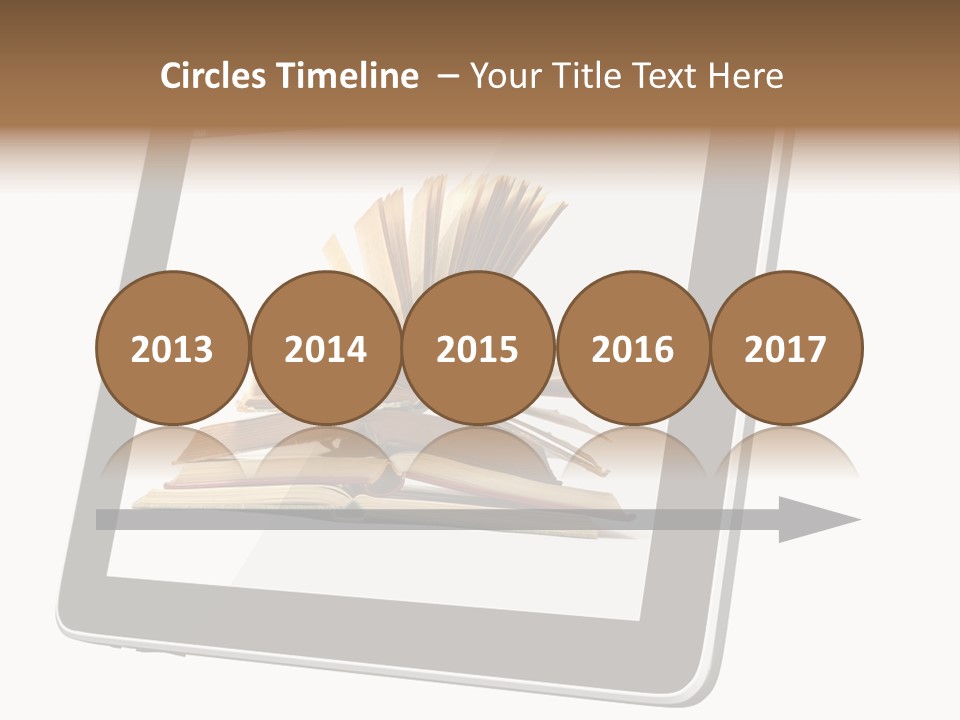 Mature Teenager Smile PowerPoint Template