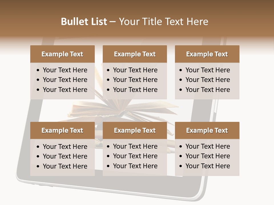 Mature Teenager Smile PowerPoint Template