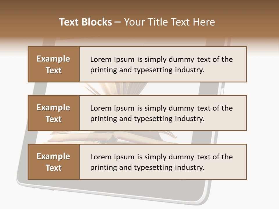Mature Teenager Smile PowerPoint Template