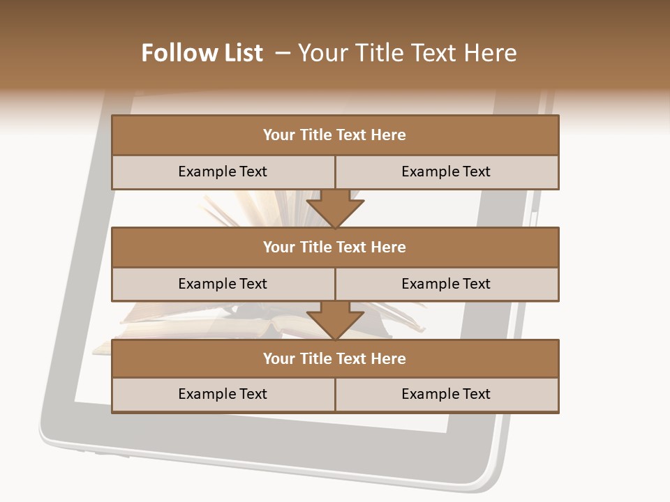 Mature Teenager Smile PowerPoint Template
