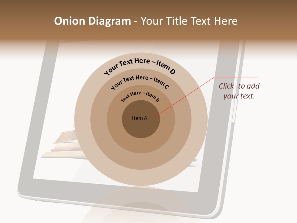 Mature Teenager Smile PowerPoint Template