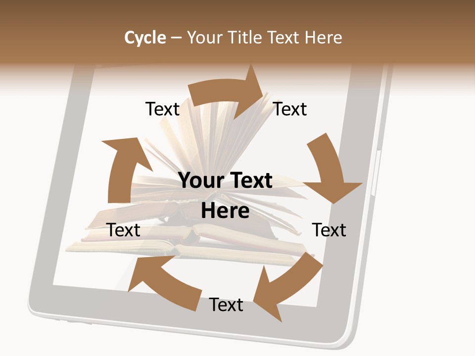 Mature Teenager Smile PowerPoint Template