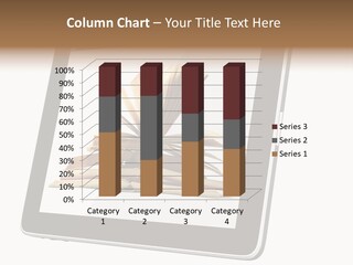 Mature Teenager Smile PowerPoint Template