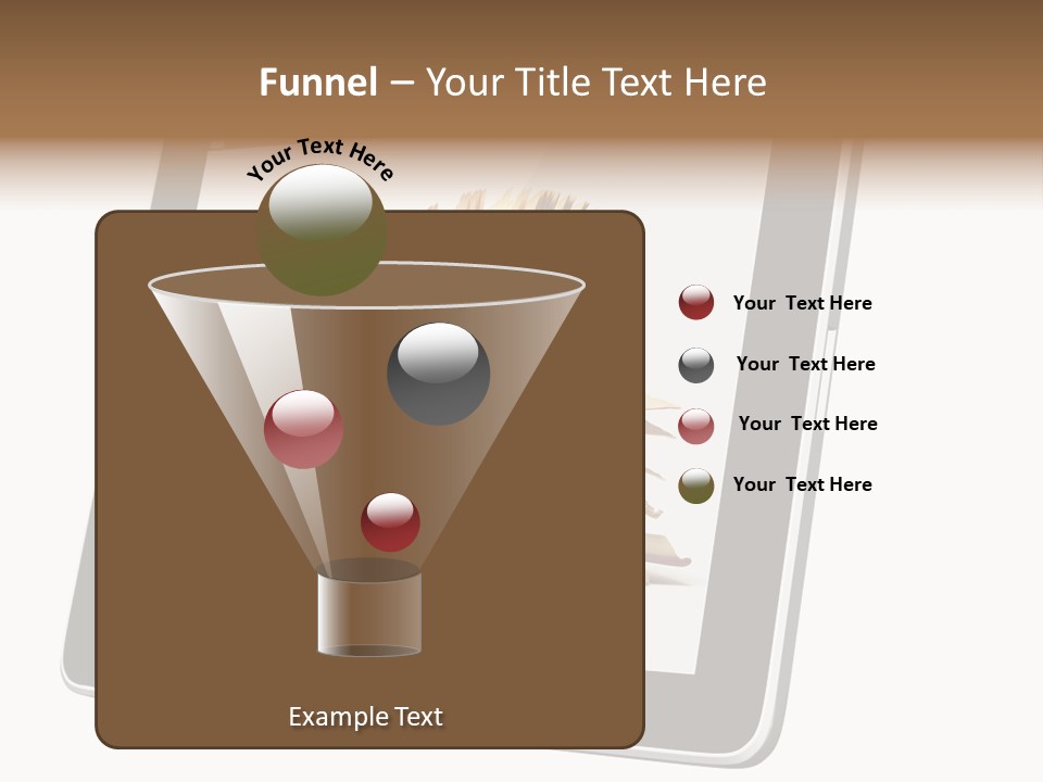 Mature Teenager Smile PowerPoint Template