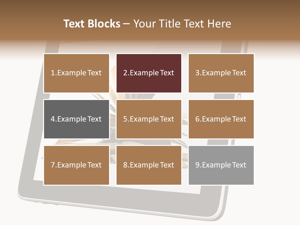 Mature Teenager Smile PowerPoint Template
