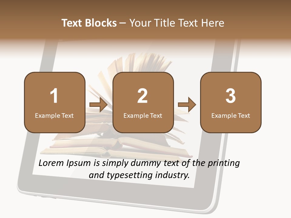 Mature Teenager Smile PowerPoint Template