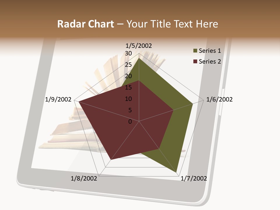 Mature Teenager Smile PowerPoint Template