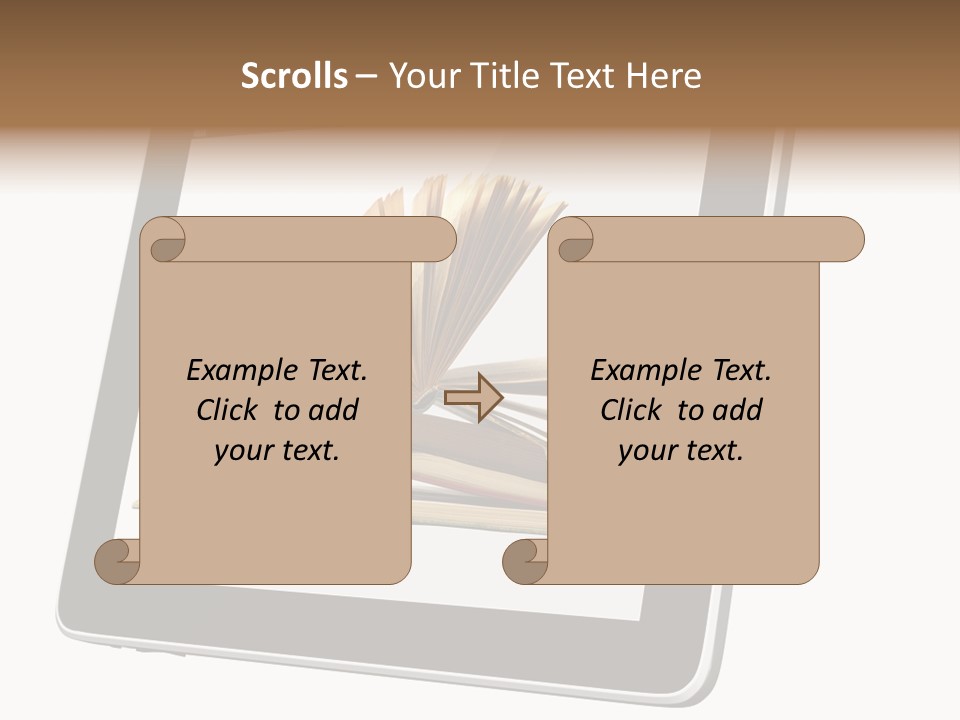 Mature Teenager Smile PowerPoint Template