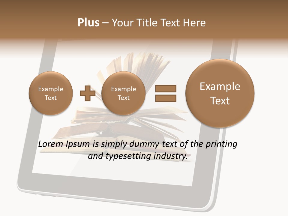 Mature Teenager Smile PowerPoint Template