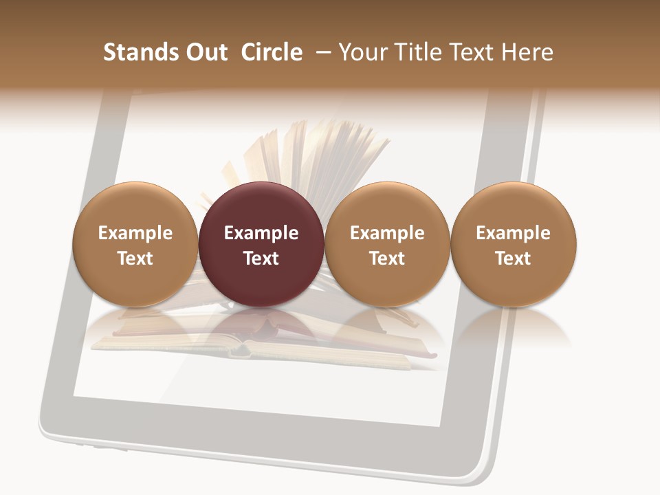 Mature Teenager Smile PowerPoint Template