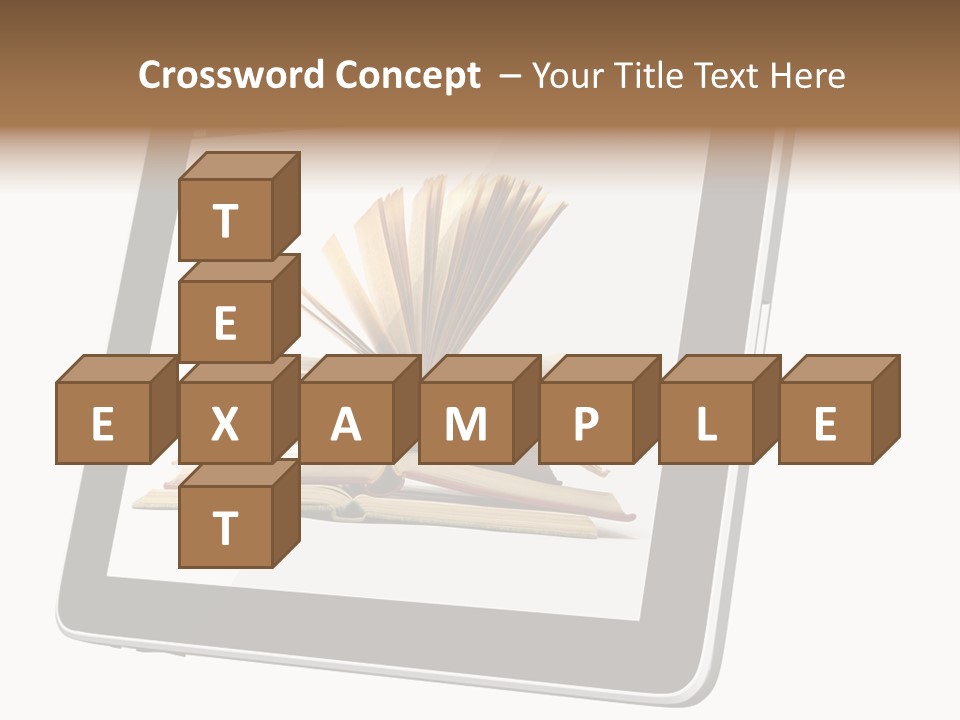 Mature Teenager Smile PowerPoint Template