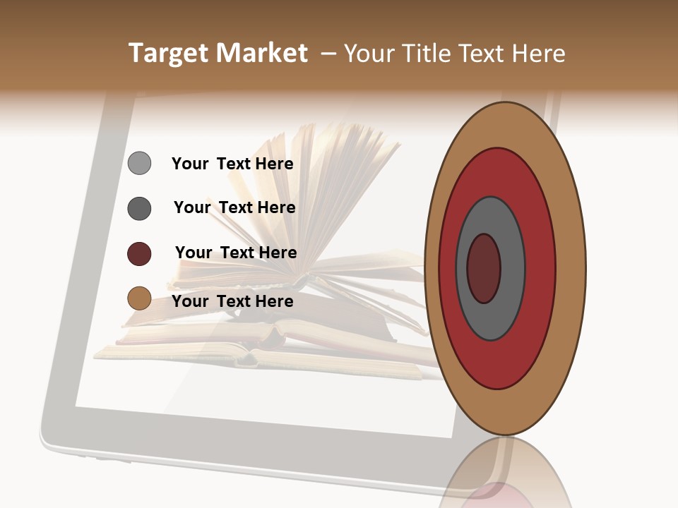 Mature Teenager Smile PowerPoint Template