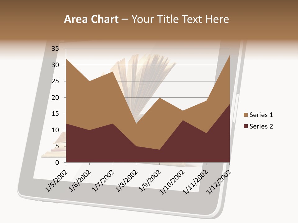 Mature Teenager Smile PowerPoint Template