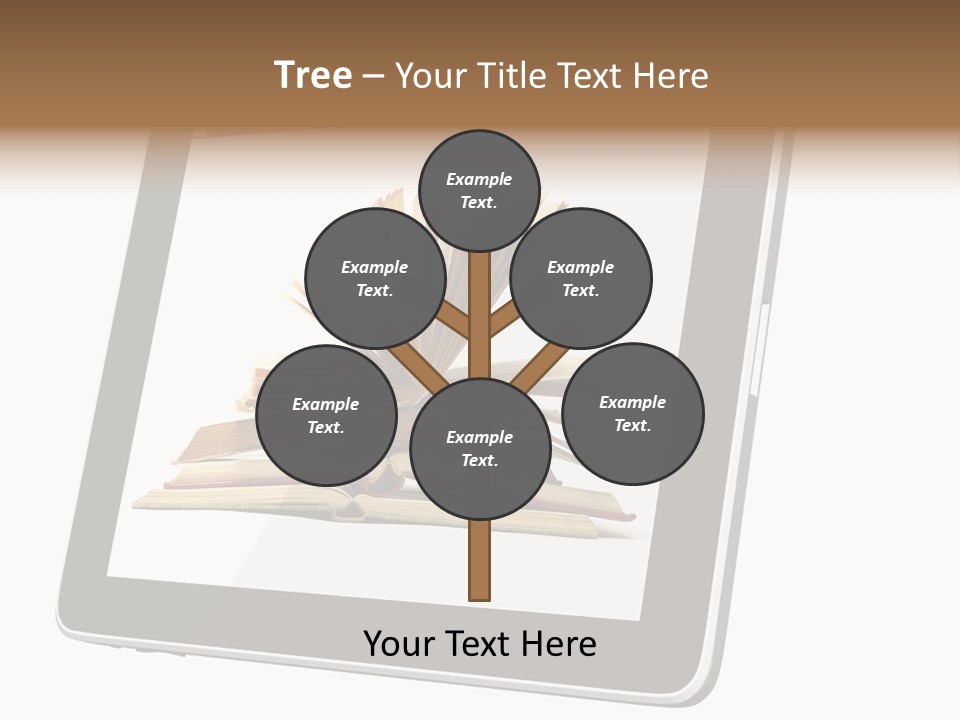 Mature Teenager Smile PowerPoint Template