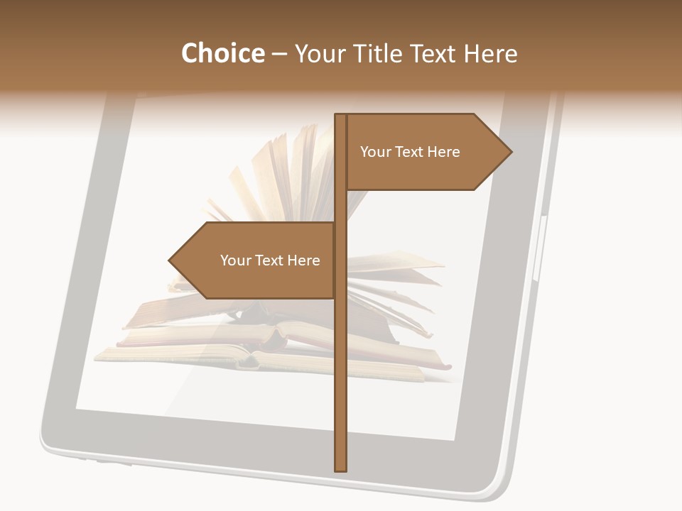 Mature Teenager Smile PowerPoint Template