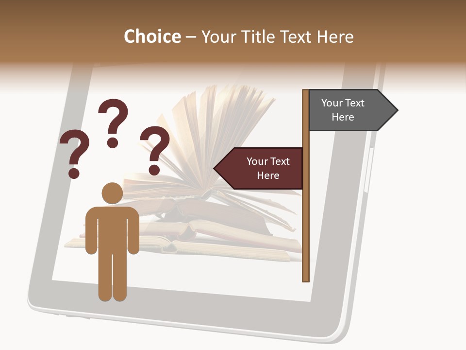 Mature Teenager Smile PowerPoint Template