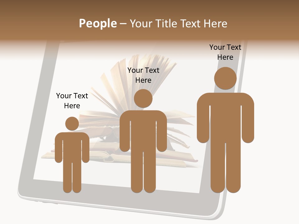 Mature Teenager Smile PowerPoint Template