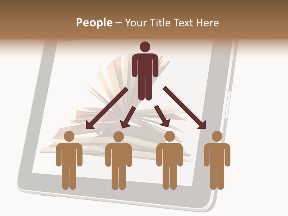 Mature Teenager Smile PowerPoint Template