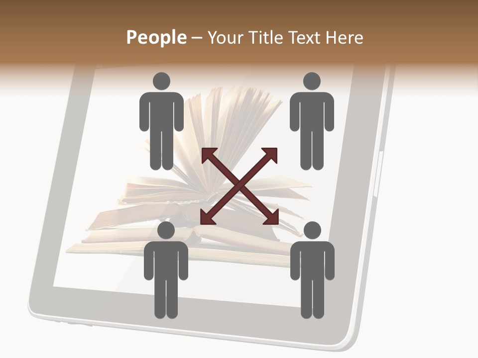 Mature Teenager Smile PowerPoint Template