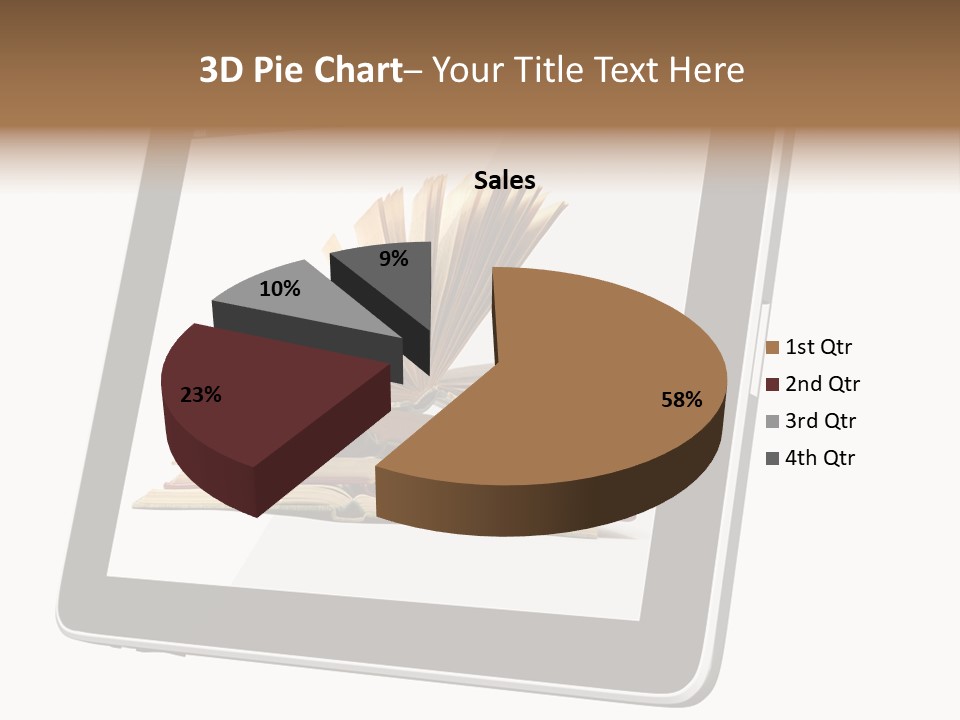Mature Teenager Smile PowerPoint Template
