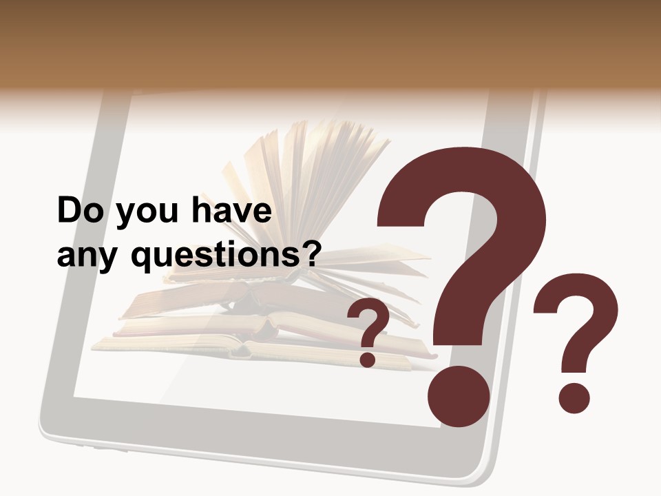 Mature Teenager Smile PowerPoint Template