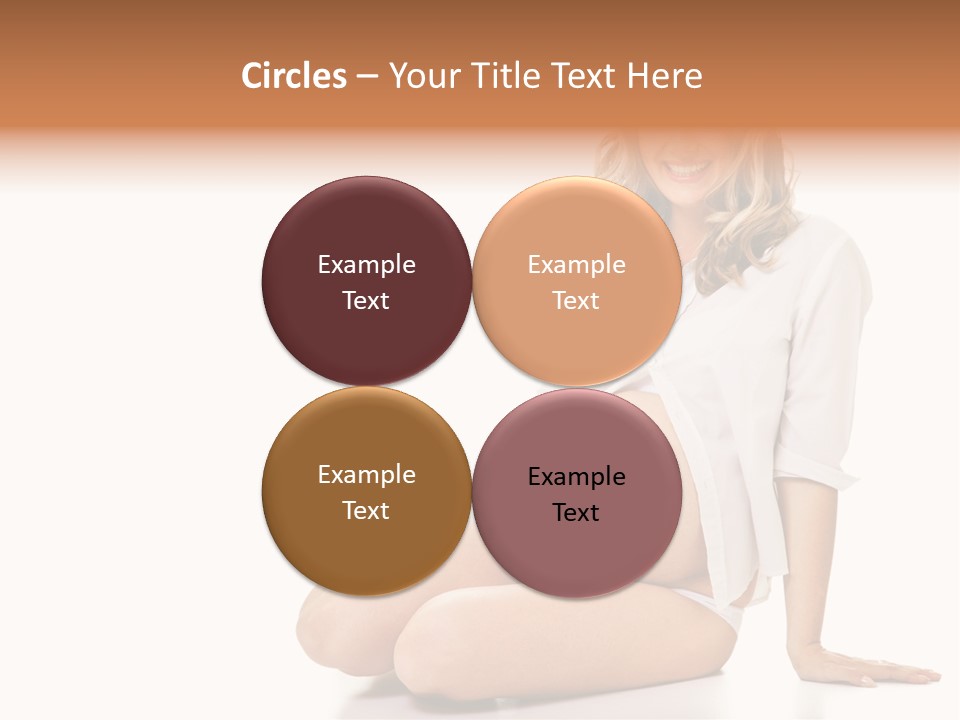 Pregnancy Baby Portrait PowerPoint Template