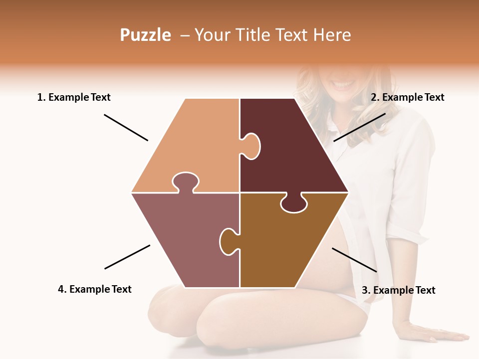 Pregnancy Baby Portrait PowerPoint Template