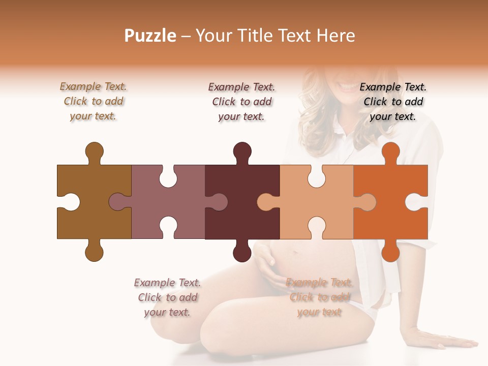 Pregnancy Baby Portrait PowerPoint Template