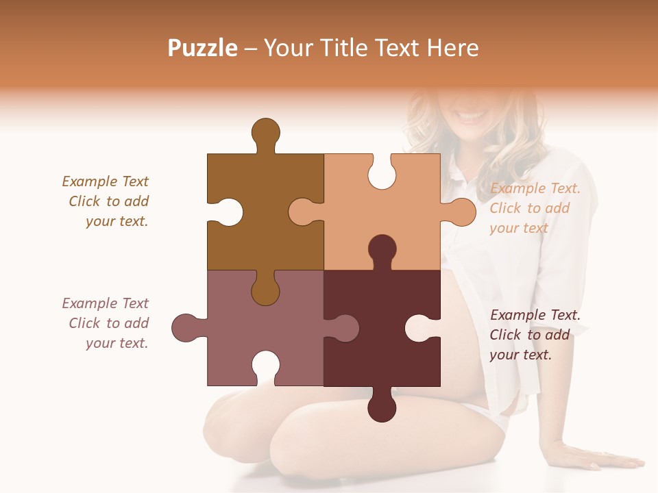 Pregnancy Baby Portrait PowerPoint Template