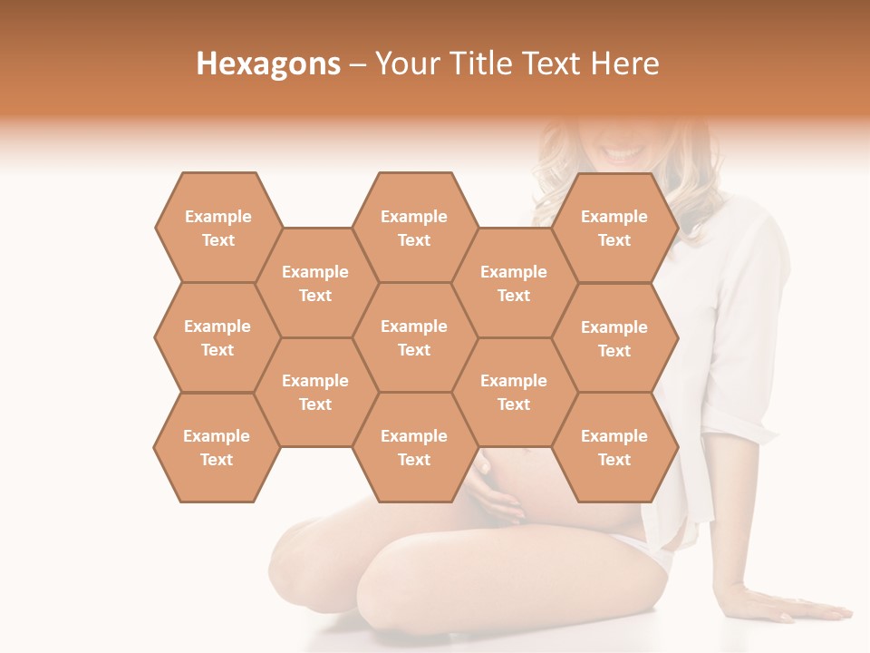 Pregnancy Baby Portrait PowerPoint Template