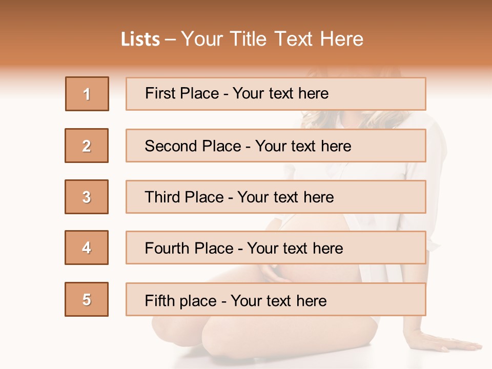 Pregnancy Baby Portrait PowerPoint Template