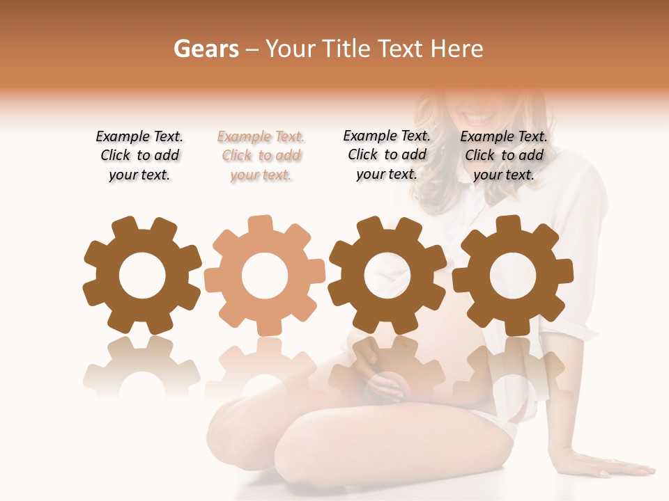 Pregnancy Baby Portrait PowerPoint Template