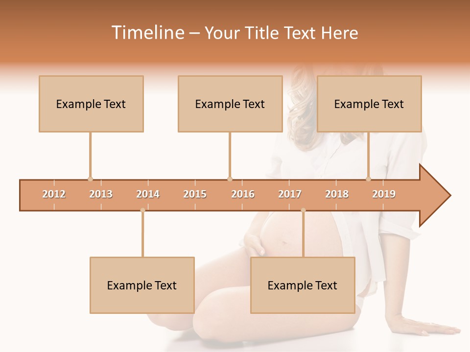 Pregnancy Baby Portrait PowerPoint Template