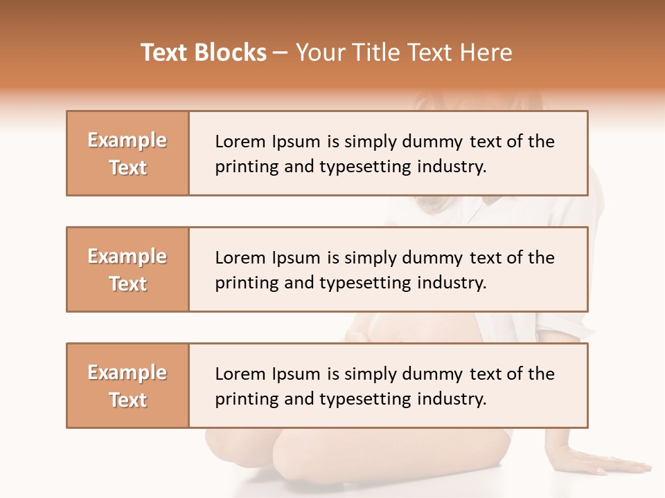 Pregnancy Baby Portrait PowerPoint Template