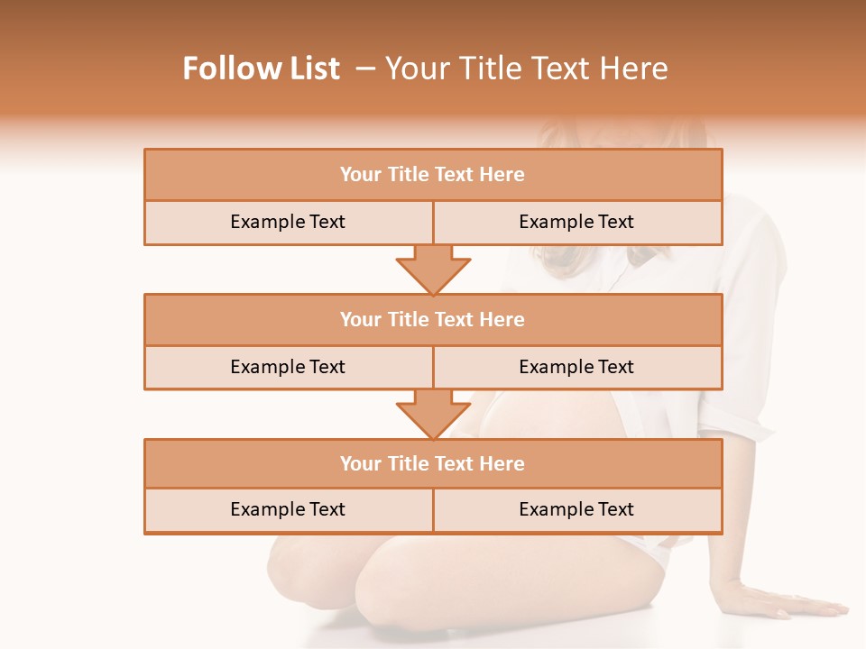 Pregnancy Baby Portrait PowerPoint Template