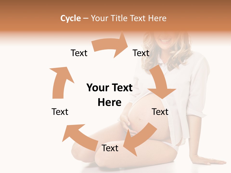 Pregnancy Baby Portrait PowerPoint Template