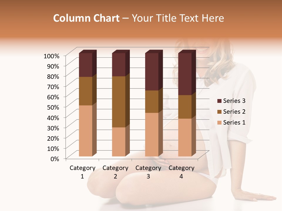 Pregnancy Baby Portrait PowerPoint Template