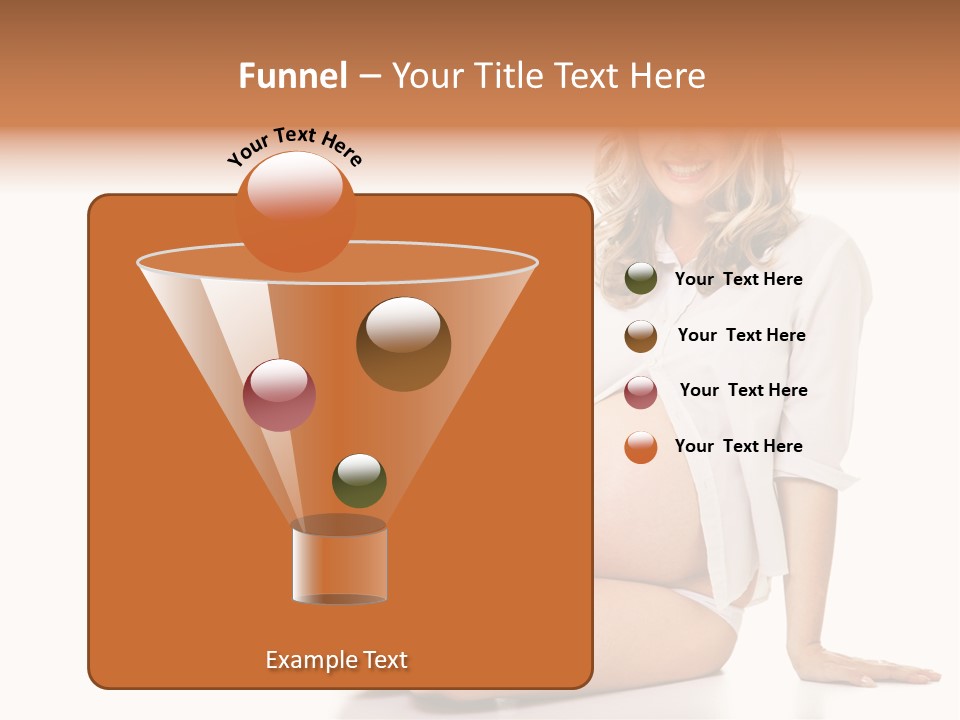 Pregnancy Baby Portrait PowerPoint Template