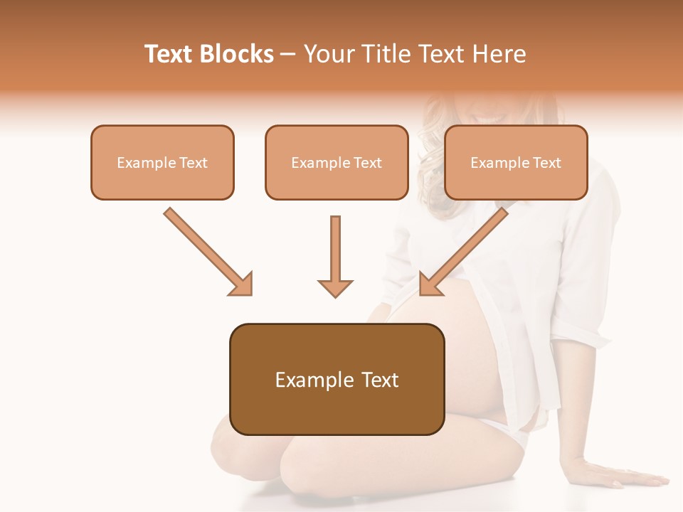 Pregnancy Baby Portrait PowerPoint Template