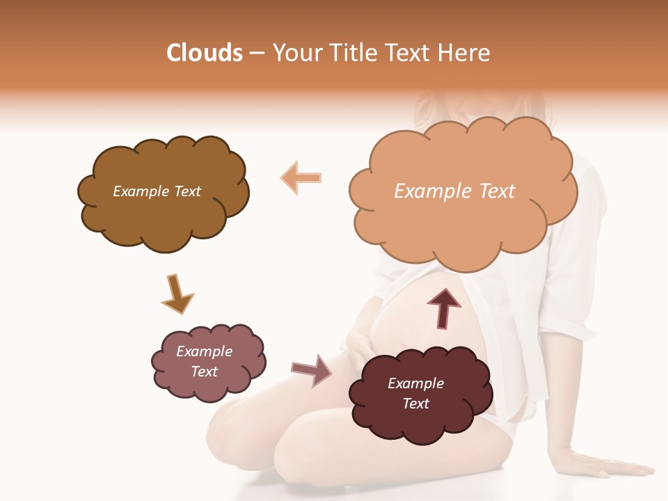 Pregnancy Baby Portrait PowerPoint Template