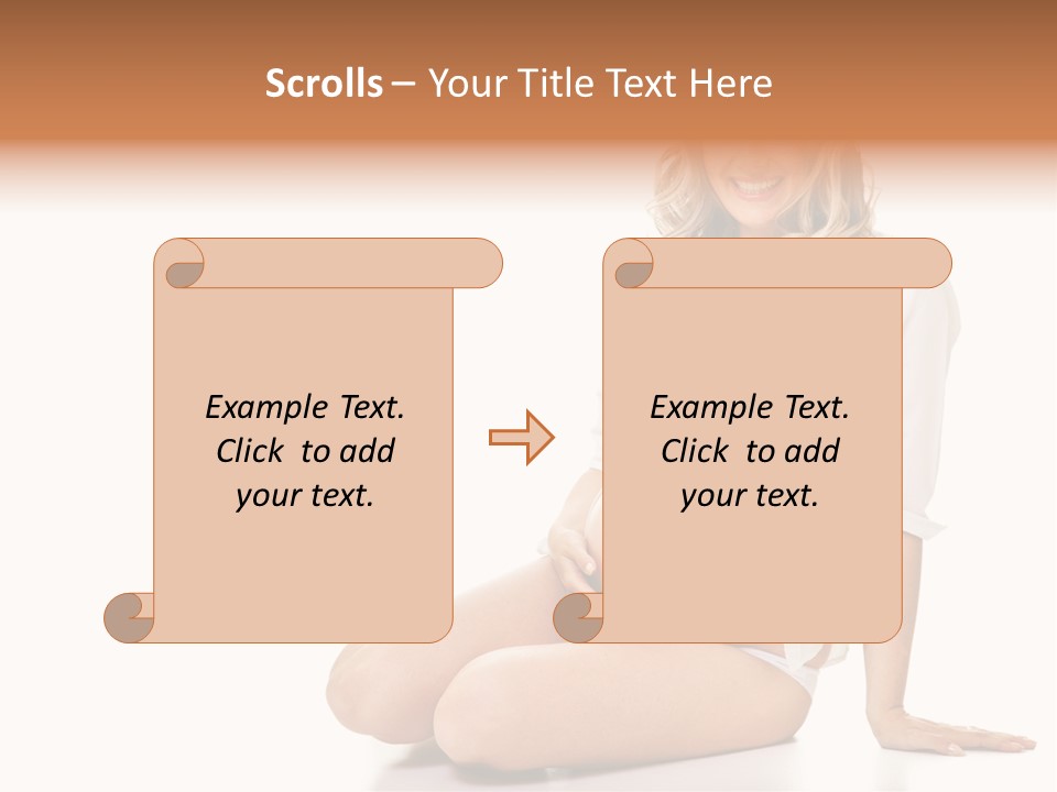 Pregnancy Baby Portrait PowerPoint Template