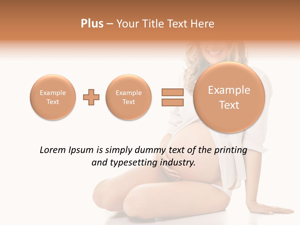 Pregnancy Baby Portrait PowerPoint Template